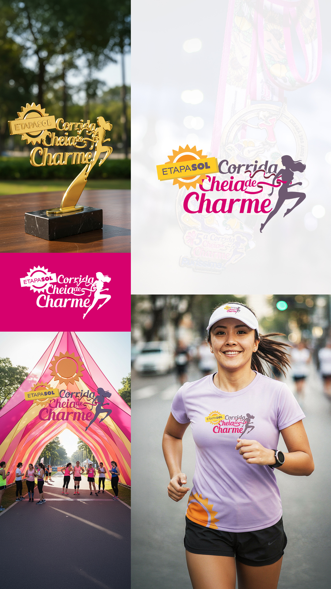 Comunicação visual — Corrida Cheia de Charme
