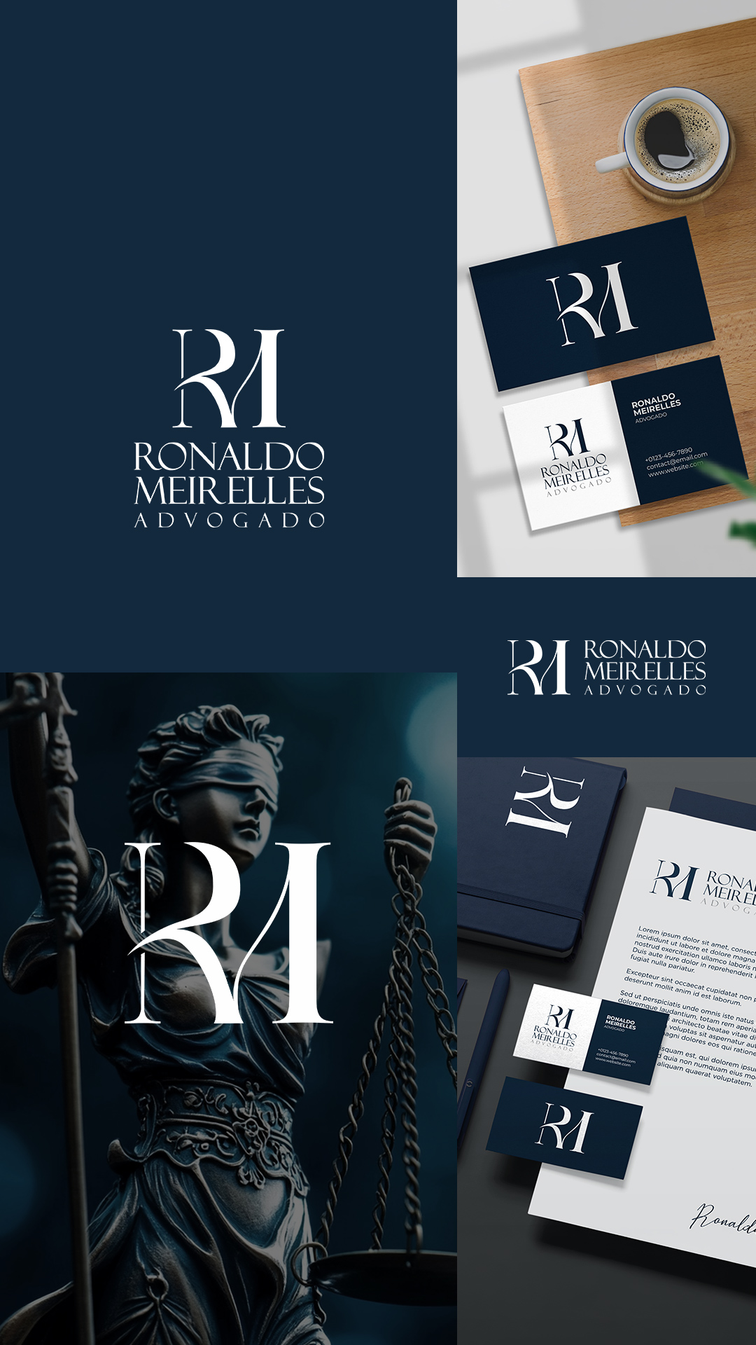 Identidade visual — Ronaldo Meirelles Advocacia